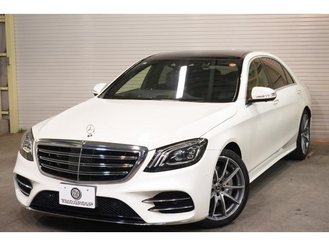Ｓクラス Ｓ４５０ロング　ＡＭＧラインプラス　後期　黒革　パノラマＳＲ　ナビＴＶ　３６０カメ　ブルメスター　ヘッドアップＤ　ソフトドアクロージャー　自動トランク　フットオープナー　ＡＭＧエアロ＆２０インチＡＷ　２年保証（36枚目）