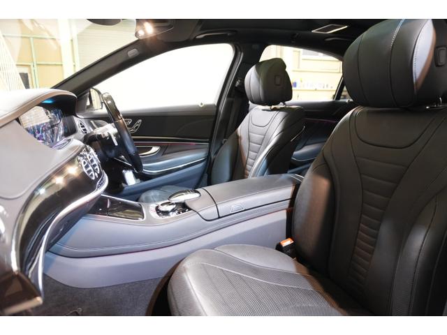 Ｓクラス Ｓ４５０ロング　ＡＭＧラインプラス　後期　黒革　パノラマＳＲ　ナビＴＶ　３６０カメ　ブルメスター　ヘッドアップＤ　ソフトドアクロージャー　自動トランク　フットオープナー　ＡＭＧエアロ＆２０インチＡＷ　２年保証（46枚目）