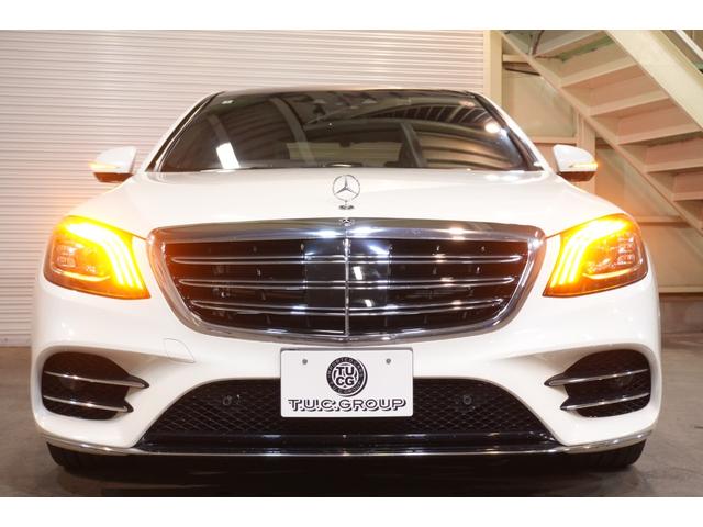 Ｓクラス Ｓ４５０ロング　ＡＭＧラインプラス　後期　黒革　パノラマＳＲ　ナビＴＶ　３６０カメ　ブルメスター　ヘッドアップＤ　ソフトドアクロージャー　自動トランク　フットオープナー　ＡＭＧエアロ＆２０インチＡＷ　２年保証（50枚目）