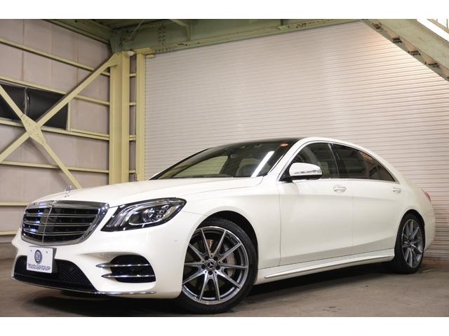 Ｓクラス Ｓ４５０ロング　ＡＭＧラインプラス　後期　黒革　パノラマＳＲ　ナビＴＶ　３６０カメ　ブルメスター　ヘッドアップＤ　ソフトドアクロージャー　自動トランク　フットオープナー　ＡＭＧエアロ＆２０インチＡＷ　２年保証（65枚目）