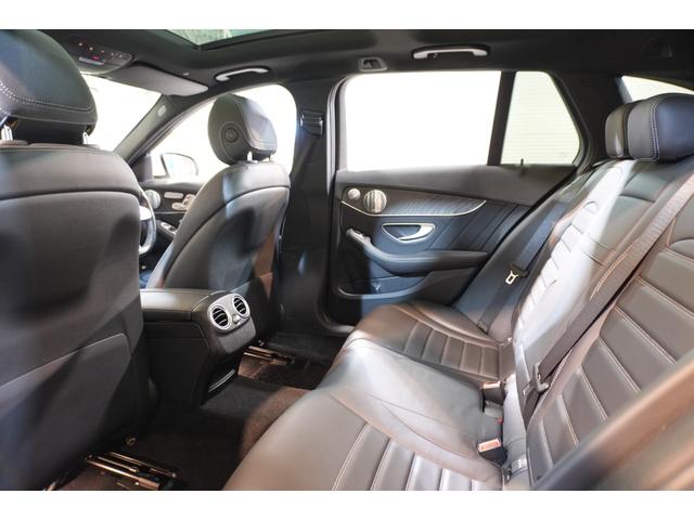 Ｃクラスステーションワゴン Ｃ２００　４マチックワゴンアバンギャルドＡＭＧライン　レザーエクスクルーシブＰＫＧ　後期モデル　ＢＳＧ搭載　黒革　シートヒーター　パノラマＳＲ　純正ナビ　フルセグＴＶ　ＣａｒＰｌａｙ　ＨＵＤ　Ｂｕｒｍｅｓｔｅｒ　Ｂカメラ　ＡＭＧエアロ＆１８ＡＷ　２年保証（37枚目）