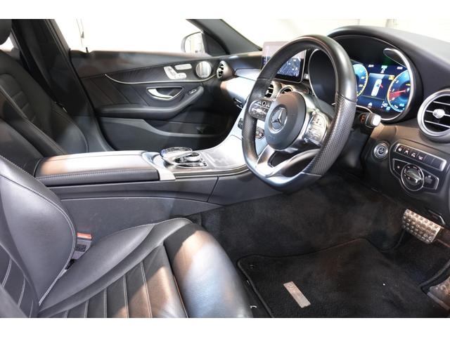 Ｃクラスステーションワゴン Ｃ２００　４マチックワゴンアバンギャルドＡＭＧライン　レザーエクスクルーシブＰＫＧ　後期モデル　ＢＳＧ搭載　黒革　シートヒーター　パノラマＳＲ　純正ナビ　フルセグＴＶ　ＣａｒＰｌａｙ　ＨＵＤ　Ｂｕｒｍｅｓｔｅｒ　Ｂカメラ　ＡＭＧエアロ＆１８ＡＷ　２年保証（42枚目）