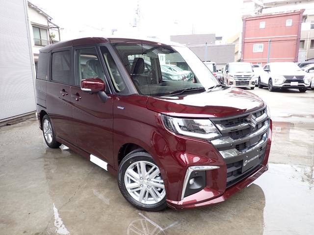 ソリオ ハイブリッドMZ メーカー保証付き 9インチ全方位モニター付きメモリーナビ スズキコネクト対応通信機 レーダークルーズ HUD 電動パーキング BSM コーナーセンサー 両側電動スライドドア オートホールド(16枚目)