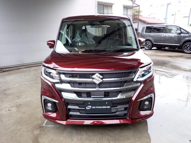 ソリオ ハイブリッドMZ メーカー保証付き 9インチ全方位モニター付きメモリーナビ スズキコネクト対応通信機 レーダークルーズ HUD 電動パーキング BSM コーナーセンサー 両側電動スライドドア オートホールド(17枚目)