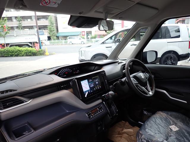 ソリオ ハイブリッドMZ メーカー保証付き 9インチ全方位モニター付きメモリーナビ スズキコネクト対応通信機 レーダークルーズ HUD 電動パーキング BSM コーナーセンサー 両側電動スライドドア オートホールド(30枚目)