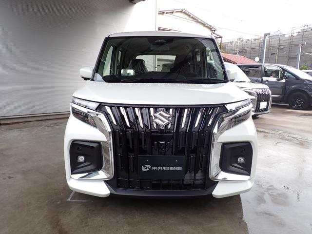 ソリオバンディット ハイブリッドMV メーカー保証 登録済み未使用車 SDナビ 全方位カメラ AppleCarPlay コーナーセンサー HUD 電子パーキング ACC シートヒーター USBポート 両側Pスライドドア LEDヘッドライト(17枚目)