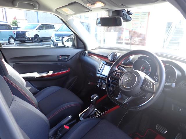 スイフトスポーツ ベースグレード 24ヵ月保証 バックカメラ AppleCarPlay 衝突軽減ブレーキ レーダークルーズ BSM バックセンサー ETC LEDヘッドライト シートヒーター スマートキー 純正17インチAW(29枚目)