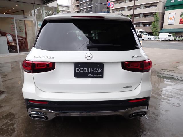 GLB GLB200d 4マチック AMGライン 保証12カ月 サンルーフ 純正ナビ 全方位カメラ レーダークルーズ BSM 電動リアゲート ETC2.0 ドラレコ コーナーセンサー シートヒーター LEDヘッドライト 純正19インチAW(18枚目)