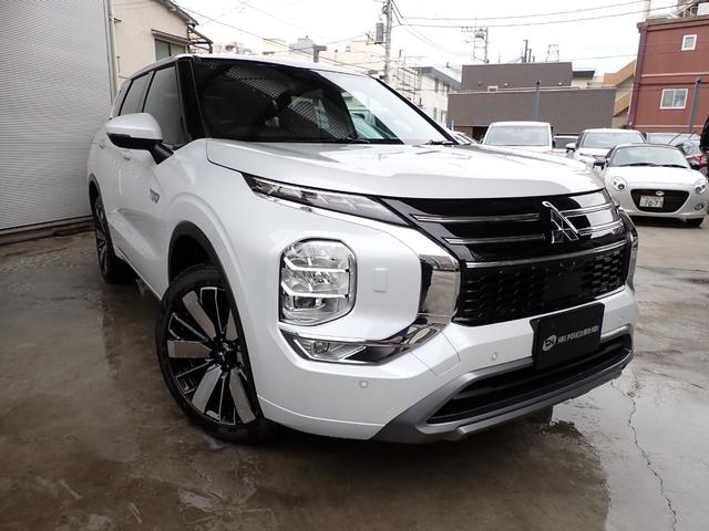 アウトランダーPHEV Pエグゼクティブパッケージ メーカー保証 セミアニリンレザー YAMAHAスピーカー 12.3型HDディスプレイ デジタルインナーミラー 全方位カメラ コーナーセンサー マイパイロット HUD ベンチレーション LEDライト(14枚目)