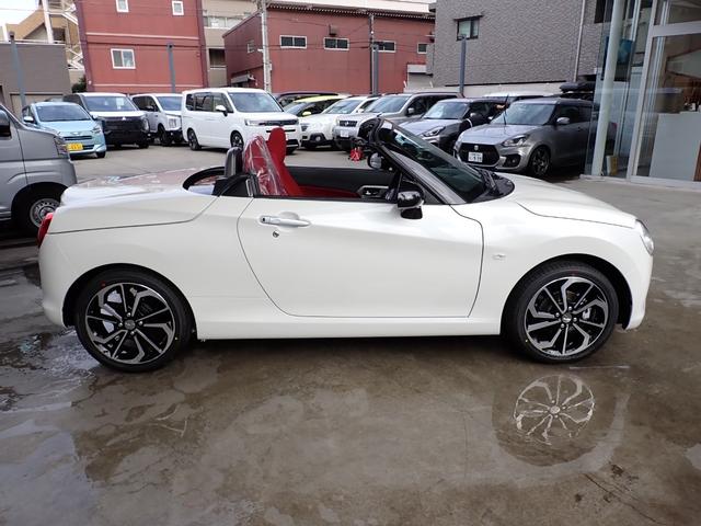 コペン セロ　メーカー保証　レッドインテリア　切削デザイン１６インチＡＷ　電動開閉式ルーフ　オートライト　バックセンサー　シートヒーター（18枚目）