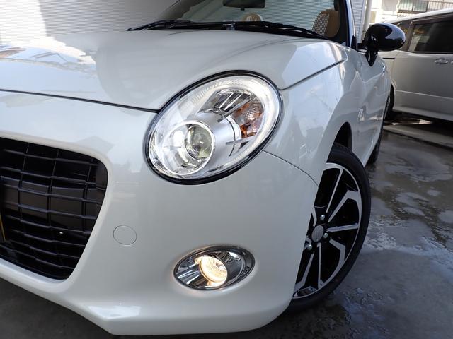 コペン セロ　メーカー保証継承　ベージュインテリア　切削デザイン１６インチＡＷ　電動開閉式ルーフ　オートライト　バックセンサー　シートヒーター　ＬＥＤヘッドライト（9枚目）