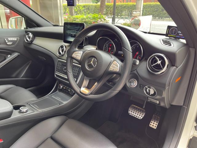 ＧＬＡクラス ＧＬＡ２２０　４マチック　プレミアムＰＫＧ　足トランクオープナー　サンルーフ禁煙　スペアキー　ドラレコ　ディーラーにて全車検整備記録簿有　ユピテルレーダー　シートヒーター車検整備付ナビＴＶバックカメラ１８インチオートリヤゲート（28枚目）