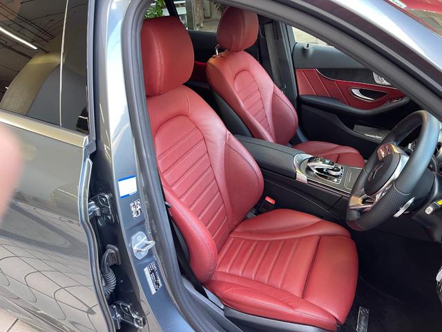 Ｃクラスステーションワゴン Ｃ２００ステーションワゴンアバンギャルドＡＭＧライン　レザーＥＸ＆エアバラＰＫＧ　スカーレット本革シート　パヒュームアトマイザー　空気清浄機能　フットトランクオープナー　ブルメスターサウンド　ワンオーナー　禁煙車　スペアキー　ナビＴＶバックカメラ　ＥＴＣ（3枚目）