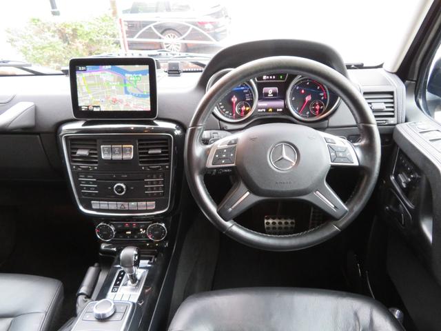 Ｇクラス Ｇ３５０ｄ　Ｇ３５０ｄラグジュアリーＰＫＧ　サンルーフ　黒革　全席シートヒーター　純正ＨＤＤナビ　地デジ　ｈａｒｍａｎ／ｋａｒｄｏｎサウンド　Ｂカメラ　サイドカメラ　純正１８ＡＷブラック塗装（15枚目）