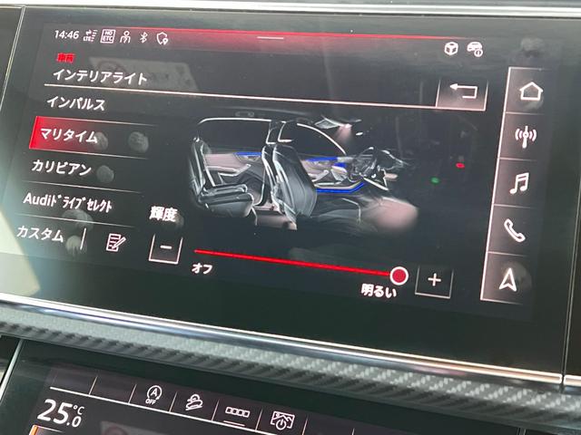 ＲＳ Ｑ８ ベースグレード　ＲＳスポーツエキゾースト　パノラマサンルーフ　エクステンディッドフルレザーパッケージ　コンフォートパッケージ　アコースティックガラス　ブラックスタイリングパッケージ　プライバシーガラス　認定中古車（51枚目）