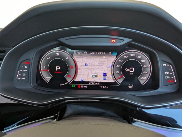 Ｑ７ ５０ＴＤＩクワトロ　Ｓライン　デモアップ　レザーパッケージ　パノラマサンルーフ　オールホイールステアリング　ブラックスタイリングパッケージ　レーザーライト　ブラックスタイリングパッケージ　認定中古車（24枚目）