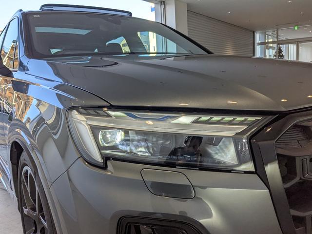 Ｑ７ ５０ＴＤＩクワトロ　Ｓライン　デモアップ　レザーパッケージ　パノラマサンルーフ　オールホイールステアリング　ブラックスタイリングパッケージ　レーザーライト　ブラックスタイリングパッケージ　認定中古車（57枚目）