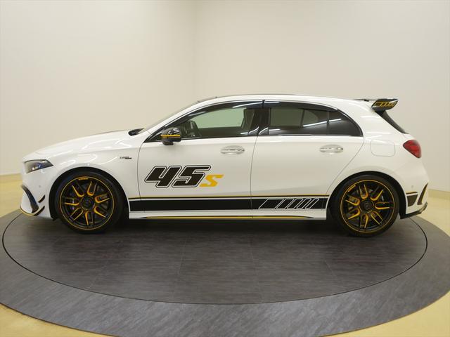 Aクラス A45 S 4マチック+ ファイナルエディション Bluetooth接続 ETC LEDヘッドライト TV アイドリングストップ クルーズコントロール コネクテッド機能 サイドカメラ サンルーフ・ガラスルーフ シートヒーター トランクスルー ナビ(3枚目)