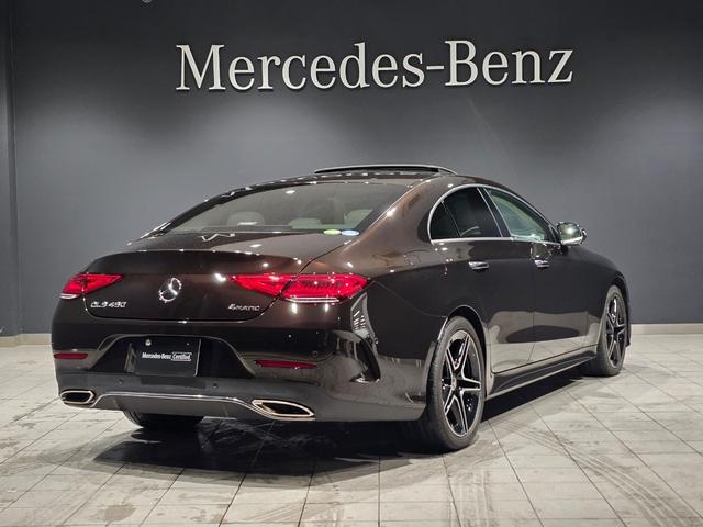 ＣＬＳクラス ＣＬＳ４５０　４マチック　スポーツ　（ＩＳＧ搭載モデル）　４ＷＤ　スライディングルーフ　ＡＭＧライン　レザーエクスクルーシブパッケージ　サンＲ　１オナ　３６０°ビューカメラ　地デジＴＶ　ＬＥＤヘッドランプ　禁煙車　ナビＴＶ　エアサス（6枚目）