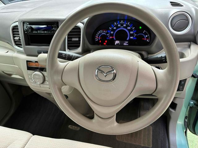 フレアワゴン ＸＳ　ＥＴＣ　両側スライド・片側電動　スマートキー　アイドリングストップ　電動格納ミラー　ベンチシート　ＣＶＴ　盗難防止システム　ＡＢＳ　ＣＤ　ミュージックプレイヤー接続可　衝突安全ボディ　エアコン（3枚目）