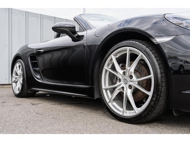 718ボクスター 718ボクスター スポーツクロノ スポーツエグゾースト ブラックハーフレザー 黒幌 PCM CarPlay LEDライト/PDLS+ TPM パークアシスト 電動Dミラー オートA/C カレラS20インチAW 2年保証(5枚目)