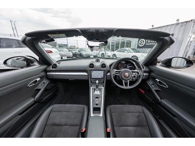 718ボクスター 718ボクスター スポーツクロノ スポーツエグゾースト ブラックハーフレザー 黒幌 PCM CarPlay LEDライト/PDLS+ TPM パークアシスト 電動Dミラー オートA/C カレラS20インチAW 2年保証(9枚目)