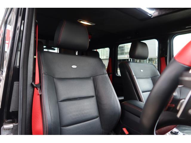 Ｇクラス Ｇ３５０ｄ　デジーノマヌファクトゥーアエディション１オーナー　点検記録簿８枚（ディーラー）　限定車　ｄｅｓｉｇｎｏピアノラッカーウッドＩＮＴ　ｄｅｓｉｇｎｏレッドシートベルト　フロントベンチレーション　全席シートヒーター　レッド／ブラックツートンステアリング（10枚目）