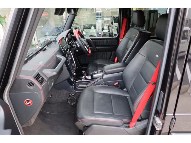 Ｇクラス Ｇ３５０ｄ　デジーノマヌファクトゥーアエディション１オーナー　点検記録簿８枚（ディーラー）　限定車　ｄｅｓｉｇｎｏピアノラッカーウッドＩＮＴ　ｄｅｓｉｇｎｏレッドシートベルト　フロントベンチレーション　全席シートヒーター　レッド／ブラックツートンステアリング（29枚目）