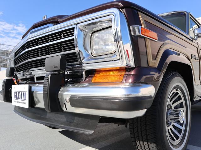 ジープ・グランドワゴニア 1991y 最終モデル 5.9L V8 ビルシュタインショック 純正15インチAW ホーリー製キャブ ヒッチメンバー ルーフレール 記録簿 フォグ エアコン Bluetoothオーディオ ETC(20枚目)