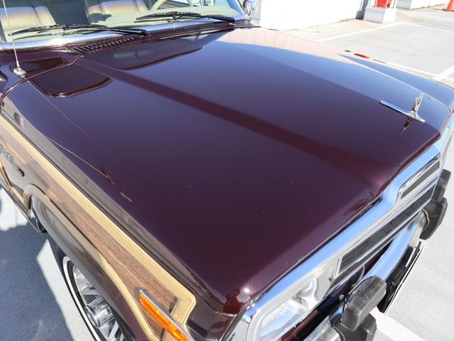 ジープ・グランドワゴニア 1991y 最終モデル 5.9L V8 ビルシュタインショック 純正15インチAW ホーリー製キャブ ヒッチメンバー ルーフレール 記録簿 フォグ エアコン Bluetoothオーディオ ETC(27枚目)