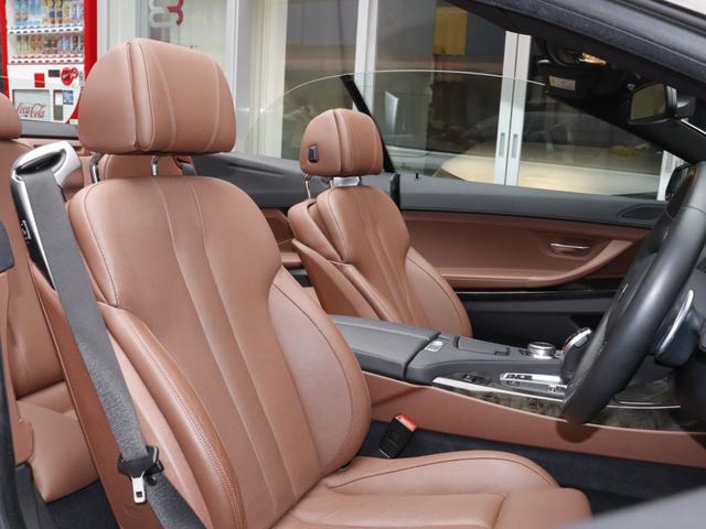 ６シリーズ ６４０ｉカブリオレ　Ｍスポーツ　ワンオーナー　後期モデル　ソフトクローズ　ベンチレーション　ランバーサポート　スルーローディング　茶革　ＬＥＤヘッドライト　ＡＣＣ　ＨＵＤ（12枚目）