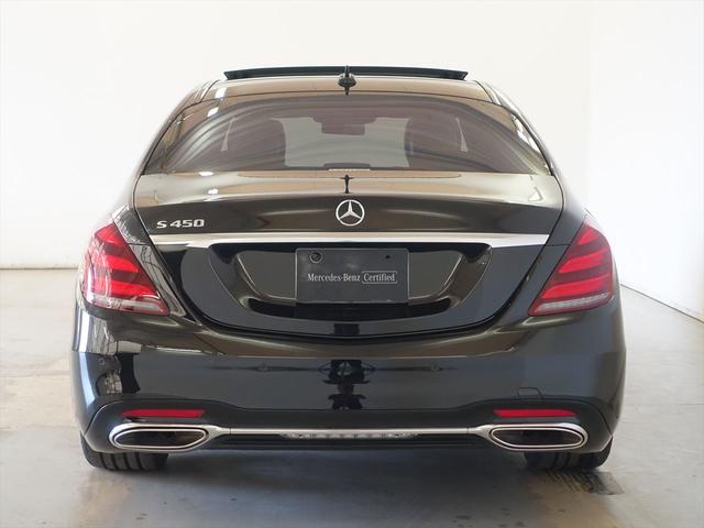 Ｓクラス Ｓ４５０　エクスクルーシブ　スポーツリミテッド　Ｂｌｕｅｔｏｏｔｈ接続　ＥＴＣ　ＬＥＤヘッドライト　ＴＶ　アイドリングストップ　クルーズコントロール　コネクテッド機能　サイドカメラ　サンルーフ・ガラスルーフ　シートエアコン　シートヒーター　ナビ（3枚目）