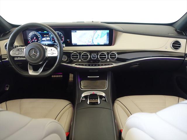 Ｓクラス Ｓ４５０　エクスクルーシブ　スポーツリミテッド　Ｂｌｕｅｔｏｏｔｈ接続　ＥＴＣ　ＬＥＤヘッドライト　ＴＶ　アイドリングストップ　クルーズコントロール　コネクテッド機能　サイドカメラ　サンルーフ・ガラスルーフ　シートエアコン　シートヒーター　ナビ（12枚目）