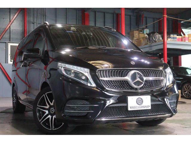 Ｖクラス Ｖ２２０ｄ　アバンギャルド　ロング　ＡＭＧライン　エクスクルーシブシートＰ　黒本革　パノラマサンルーフ　８．４インチワイドナビ　フルセグＴＶ　フリップダウンモニター　ブルメスターサウンド　レーダーセーフティ　アクティブクルコン　３６０カメラ　２年保証（21枚目）