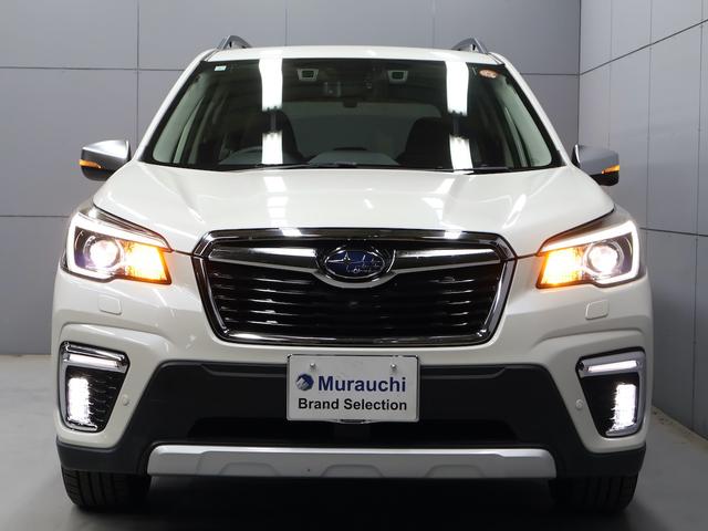 フォレスター アドバンス　１８インチＡＷ　電動テールゲート　Ｄインナーミラー　ルーフレール　アイサイトｖｅｒ３　１オナ　ナビ／ＴＶ　ＰＷシート　前後席ヒータ　茶革シート　前カメラ　左サイドカメラ　Ｂカメラ　ＡＷＤ　ＥＴＣ２．０（3枚目）