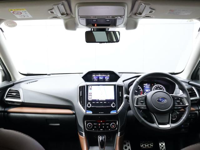フォレスター アドバンス　１８インチＡＷ　電動テールゲート　Ｄインナーミラー　ルーフレール　アイサイトｖｅｒ３　１オナ　ナビ／ＴＶ　ＰＷシート　前後席ヒータ　茶革シート　前カメラ　左サイドカメラ　Ｂカメラ　ＡＷＤ　ＥＴＣ２．０（11枚目）