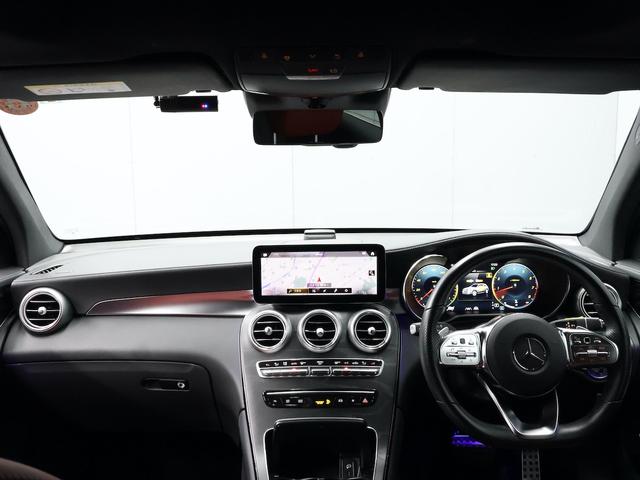 GLC GLC300 4マチック AMGライン 1オ-ナ- サンルーフ スマートキー ACC レザーシート シートヒーター メモリー機能付き電動シート 純正ナビ Bluetooth ETC 全周囲カメラ オートテールゲート 記録簿 スペアキーあり(11枚目)