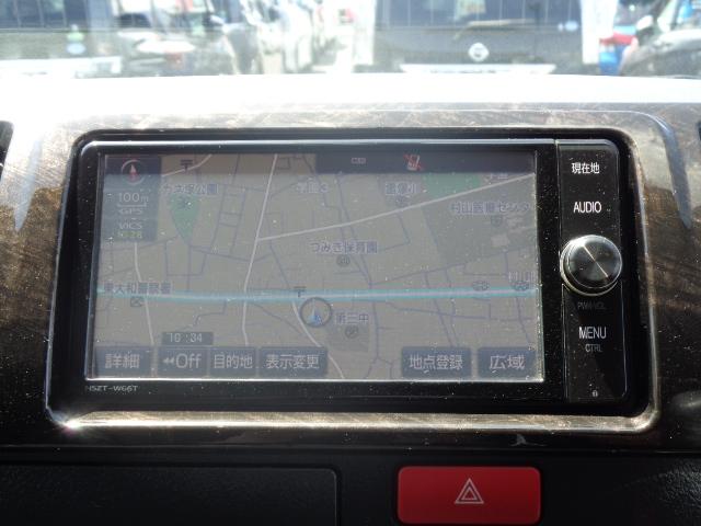 スーパーGL ダークプライム SDナビ 地デジTV バックカメラ Bluetooth ETC スマートキー 小窓付き両側スライドドア ハーフレザー TRDエアロ TRDマフラー 純正LEDヘッドライト 15AW(19枚目)