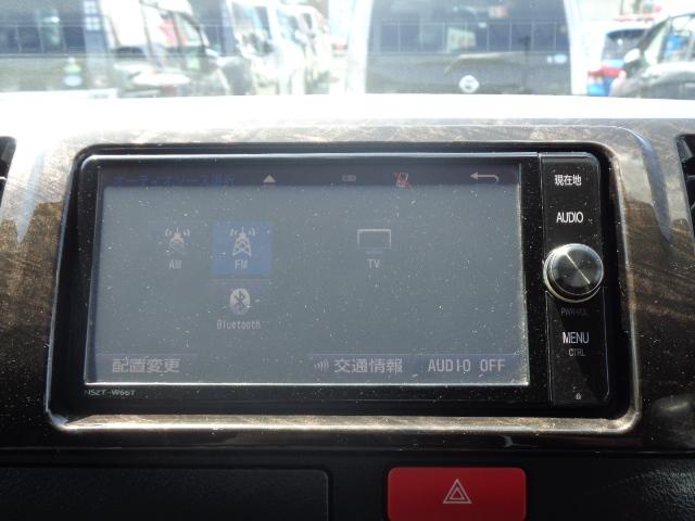 スーパーGL ダークプライム SDナビ 地デジTV バックカメラ Bluetooth ETC スマートキー 小窓付き両側スライドドア ハーフレザー TRDエアロ TRDマフラー 純正LEDヘッドライト 15AW(20枚目)