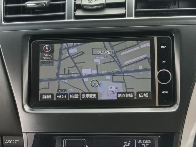 プリウスアルファ Ｓ　Ｌセレクション　禁煙車　ＬＥＤヘッド　ＥＴＣ　純正ナビ　フルセグ　バックカメラ　Ｂｌｕｅｔｏｏｔｈ　ＵＳＢ　ＣＤ　ＤＶＤ　オートライト　ドアバイザー　純正アルミ（3枚目）