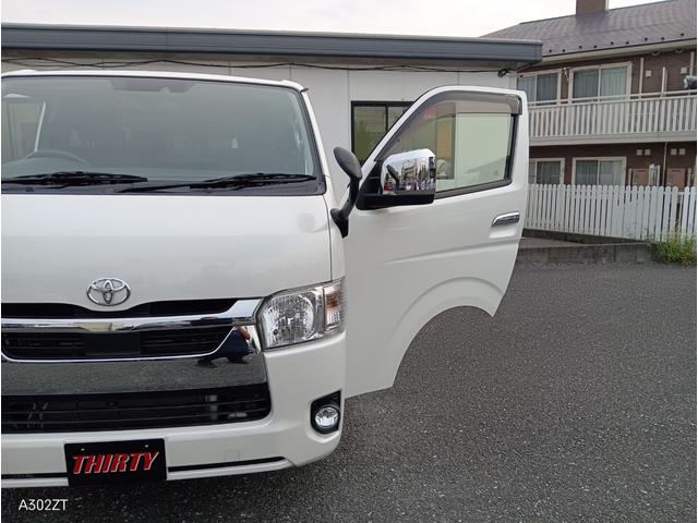 ハイエースバン ロングスーパーＧＬ　禁煙車　ディーゼルターボ　両側小窓付きスライドドア　後席エアコン　トヨタセーフティーセンス　純正オーディオ　バックカメラ　ＵＳＢ　ＬＥＤヘッドライト　オートライト　前フォグ　車線逸脱警告　キーレス（53枚目）