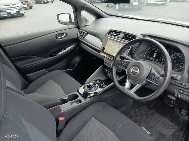 リーフ X Vセレクション 令和5年式 禁煙 プロパイロット Carplay 全周囲 ETC2.0 BSM 障害物センサー 純正ナビ Bカメ USB HDMI Bluetooth シートヒーター ステアリングヒータ 純正アルミ(14枚目)