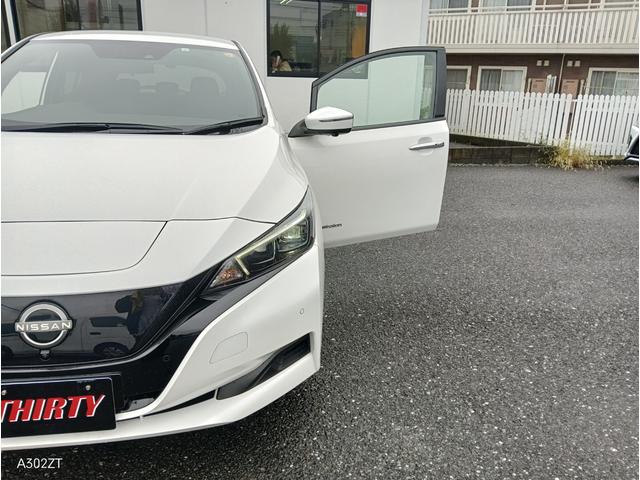 リーフ X Vセレクション 令和5年式 禁煙 プロパイロット Carplay 全周囲 ETC2.0 BSM 障害物センサー 純正ナビ Bカメ USB HDMI Bluetooth シートヒーター ステアリングヒータ 純正アルミ(60枚目)