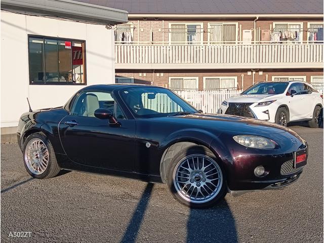 ロードスター ブレイズエディション　ＲＨＴ　６ＭＴ　ＢＢＳアルミ　ＴＥＩＮタワーバー　ＢＯＳＥ　ＣＤ　ＥＴＣ　レザーシート　シートヒーター　前フォグ（4枚目）