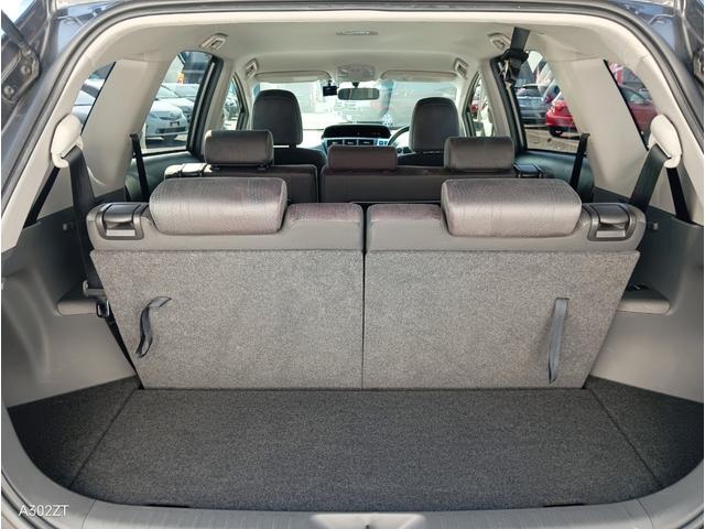 プリウスアルファ G 7人乗り クルコン LEDヘッド 前フォグ 純正ナビ Bluetooth フルセグ バックカメラ USB CD DVD プッシュスタート スマートキー 純正アルミ 禁煙車(20枚目)