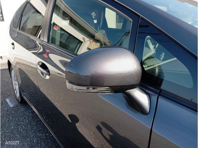 プリウスアルファ G 7人乗り クルコン LEDヘッド 前フォグ 純正ナビ Bluetooth フルセグ バックカメラ USB CD DVD プッシュスタート スマートキー 純正アルミ 禁煙車(37枚目)