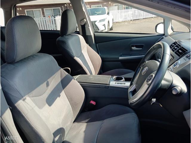 プリウスアルファ G 7人乗り クルコン LEDヘッド 前フォグ 純正ナビ Bluetooth フルセグ バックカメラ USB CD DVD プッシュスタート スマートキー 純正アルミ 禁煙車(43枚目)