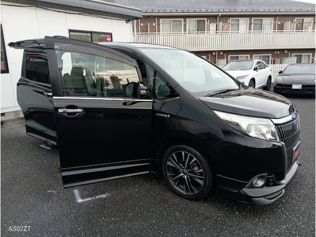 エスクァイア ハイブリッドGi 7人乗り TRDエアロ フリップダウンモニター 両側電動スラ レザーシート シートヒーター クルコン 純正ナビ フルセグ Bluetooth CD DVD ETC LEDヘッド 衝突軽減ブレ 禁煙車(63枚目)