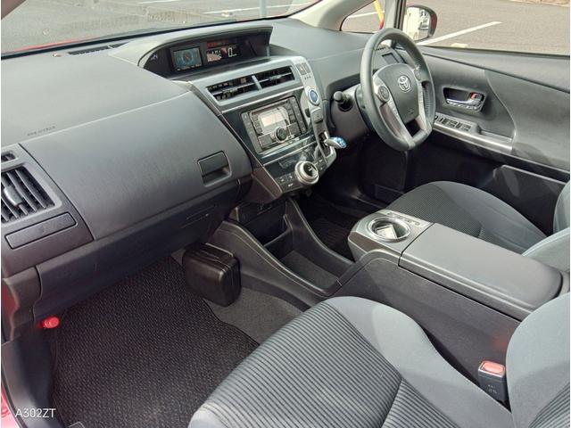 プリウスアルファ Sツーリングセレクション 禁煙車 純正エアロ LEDヘッドライト 前フォグ USB AUX 純正アルミ PUSHスタート スマートキー オートライト(11枚目)