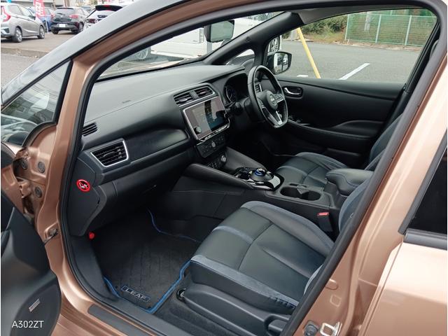 リーフ e+ X アーバンクロム 禁煙車 Carplay プロパイロット BOSEサウンド 全周囲カメラ 障害物センサー BSM ステアリングヒーター 純正ナビ フルセグ Bカメ Bluetooth USB ETC2.0 純正アルミ(16枚目)